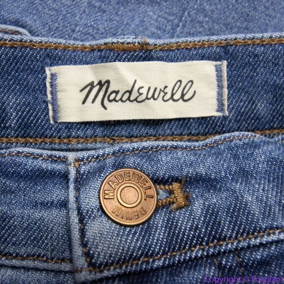 NEW Madewell 10" High-Rise Skinny Crop Jeans in Bradfield Wash, 29 - Picture 10 of 15